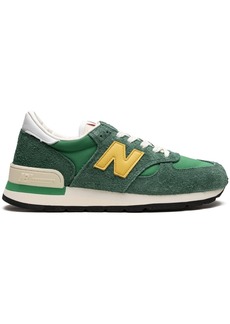 New Balance 990 V1 "Green/Gold" sneakers