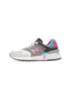 New Balance 997 Mesh & Suede Slip-on Sneakers