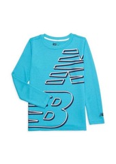 New Balance Boy's Logo Crewneck Tee