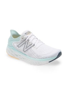New Balance 1080v10 Running Shoe in White/Grey/Blue at Nordstrom