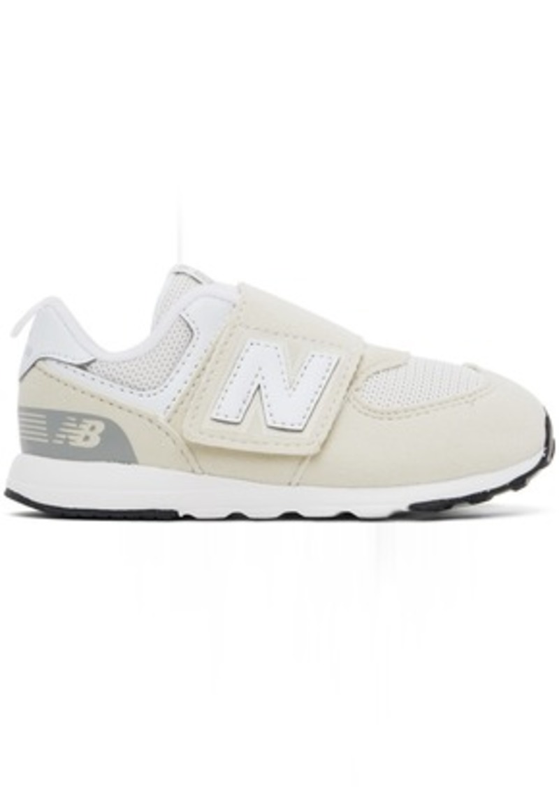 New Balance Baby Off-White 574 New-B Hook & Loop Sneakers