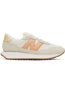 New Balance Beige 237 Sneakers