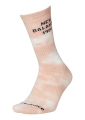 New Balance Drip Dye Crew Socks 2-Pack, Men's, Small/Medium, Green