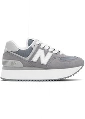 New Balance Gray 574+ Sneakers