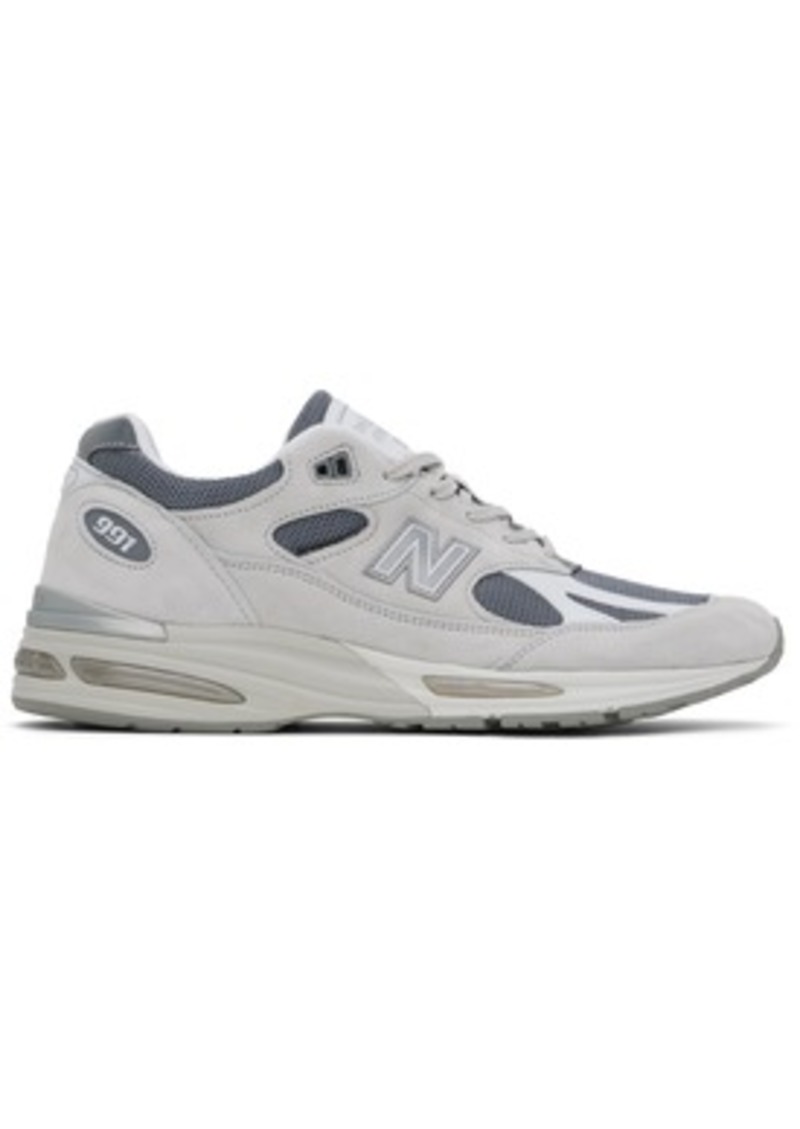 New Balance Gray 'Made in UK' 991v2 Sneakers