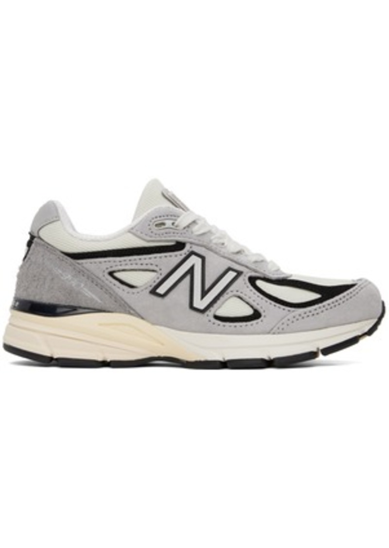 New Balance Gray Made in USA 990v4 Core Sneakers