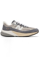 New Balance Gray 'Made in USA' 990v6 Sneakers