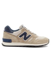 New Balance Made in UK 670 suede and mesh trainers