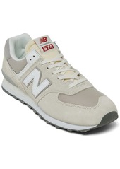 New Balance Men's 574 Casual Sneakers from Finish Line - Cream, White