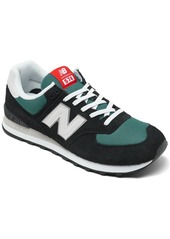 New Balance Men's 574 Casual Sneakers from Finish Line - Magnet, Sandstone