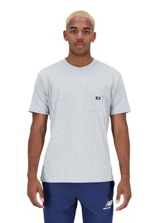 New Balance Men's Essentials Reimagined Cotton Jersey Pocket Short Sleeve