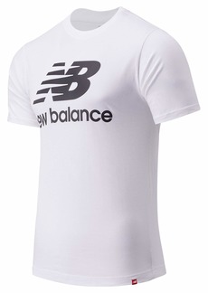 New Balance Men's NB Essentials Stacked Logo Short Sleeve