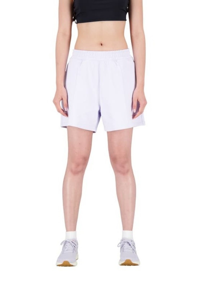 New Balance Nature State High Waist Cotton French Terry Shorts