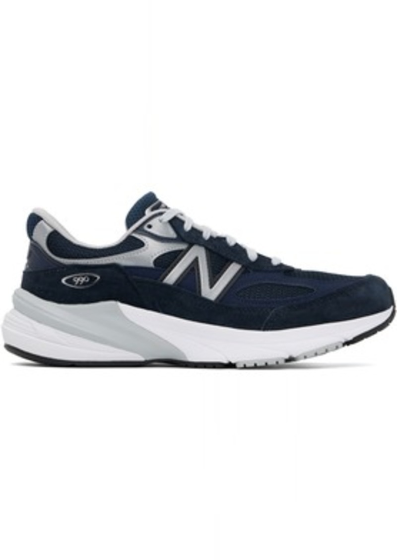 New Balance Navy Made in USA 990v6 Sneakers