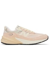 New Balance Pink & Beige 'Made in USA' 990v6 Sneakers