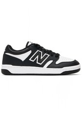 New Balance White & Black 480 Sneakers