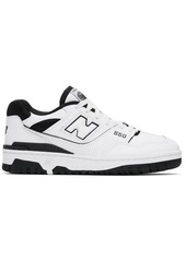 New Balance White & Black BB550 Sneakers