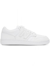 New Balance White 480 Sneakers