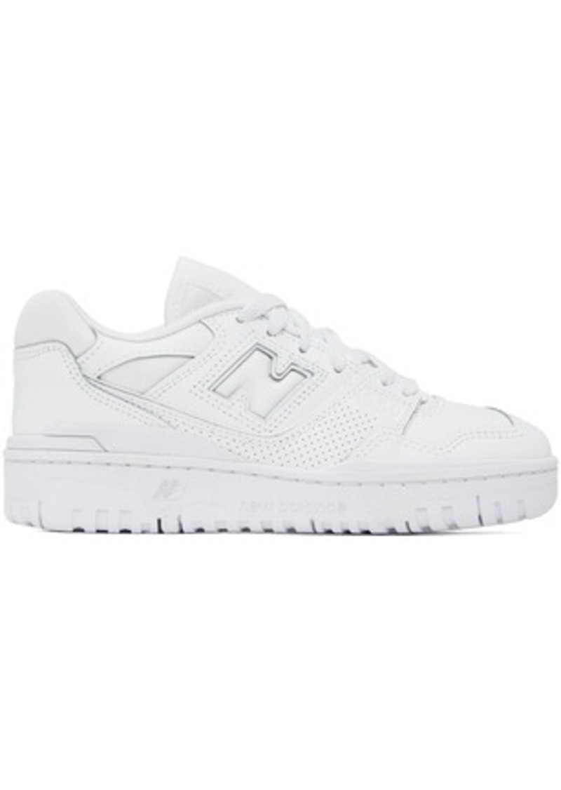 New Balance White 550 Sneakers