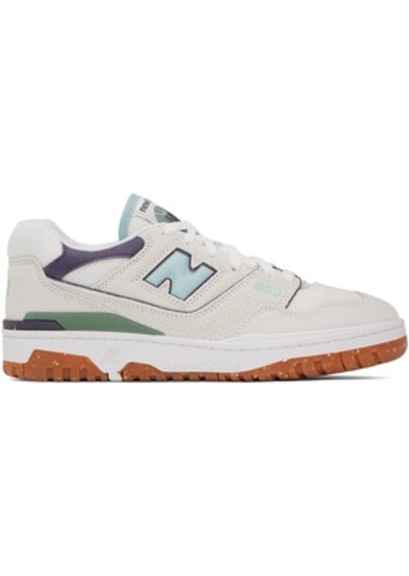 New Balance White 550 Sneakers