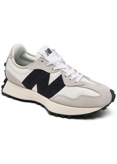 New Balance Women's 327 Casual Sneakers from Finish Line - White, Black