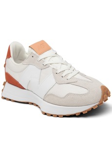New Balance Women's 327 Casual Sneakers from Finish Line - Sea Salt, Rust Oxide