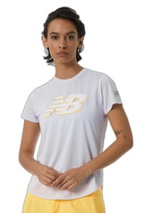 New Balance Women's Accelerate Short Sleeve Libra Graphic