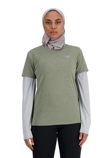 New Balance Women's Sport Essentials Heathertech T-Shirt