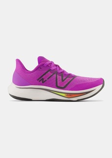 New Balance Women's Fuelcell Rebel V3 Shoes In Cosmic Rose/blacktop/neon Dragonfly