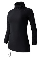 New Balance Transform Cowl Neck Sweatshirt in Black at Nordstrom