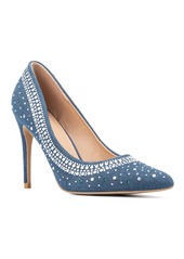 New York & Company Calliope Women's Pumps - Dark denim