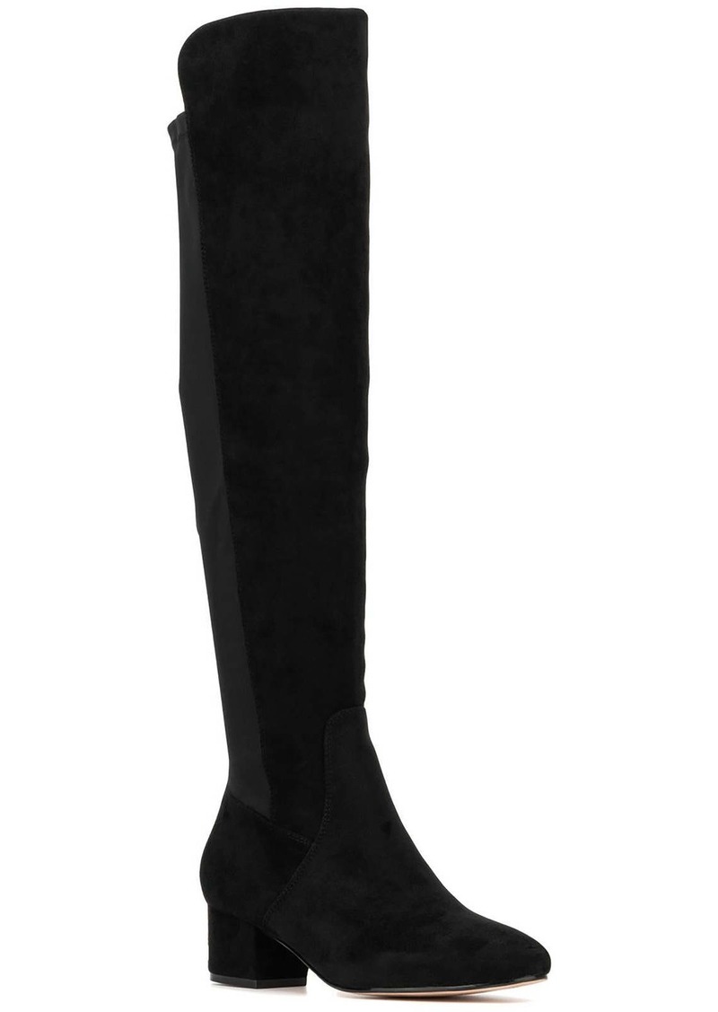 New York & Company Florence Womens Faux Suede Zipper Over-The-Knee Boots