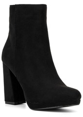 New York & Company FRAN Womens Faux Suede Ankle Boots