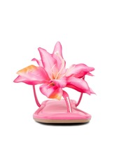 New York & Company Big Flower Women's T-Strap Sandal - Pink