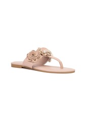 New York & Company Liana Women's Flip Flop Sandal - Nude