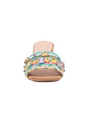 New York & Company Raquelle Women's Wood Heel Mule - Multi color