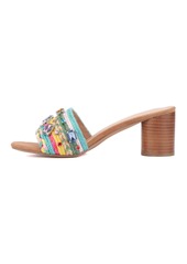 New York & Company Raquelle Women's Wood Heel Mule - Multi color