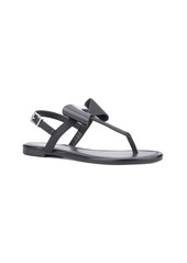 New York & Company Women's Abril Flat Sandal - Black combo