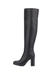 New York & Company Women's Faustine Thigh High Boots - Black