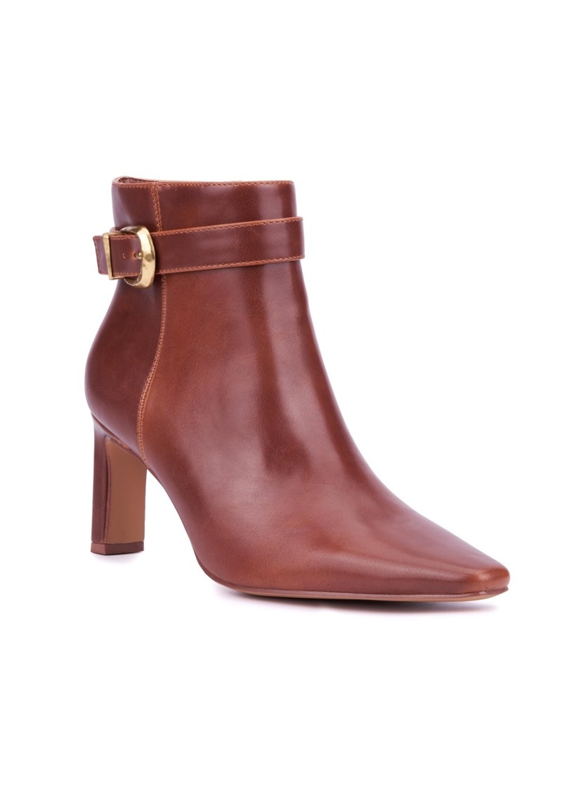 New York & Company Women's Mckenzie Dress Boots - Dark cognac