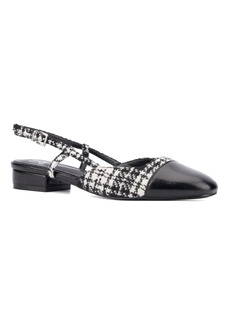 New York & Company Women's Ophelia Slingback Heels - Black/white