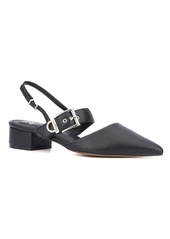 New York & Company Women's Rea Slingback Heels - Black