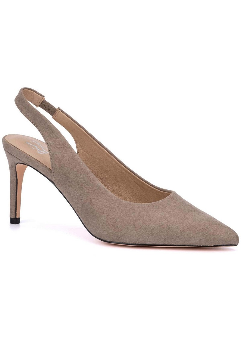 New York & Company Olivia Womens Pointed Toe Cushioned Foot bed Pumps