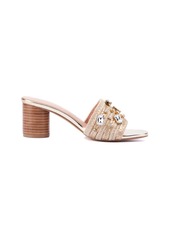 New York & Company Raquelle Women's Wood Heel Mule - Multi color