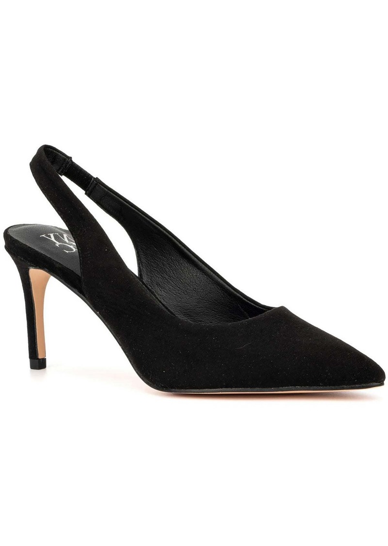 New York & Company Steph Womens Faux Suede Pumps