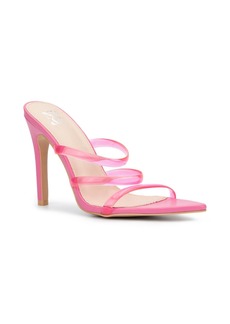 New York & Company Women's Biana Slide Heeled Sandal - Pink