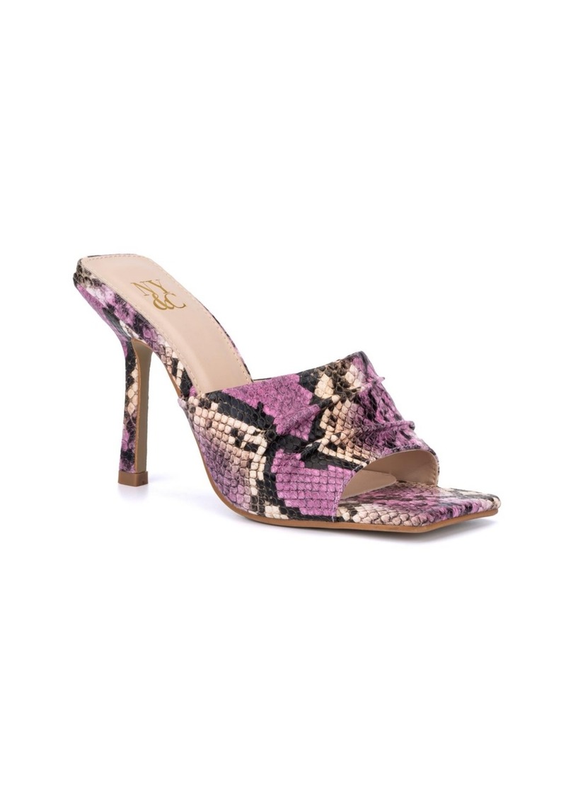 New York & Company Women's Breena Heel Mule - Lavender