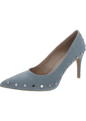 New York & Company Womens Denim Cushioned Footbed Pumps