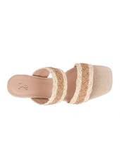 New York & Company Women's Fala Block Heel Sandal - Bone/natural