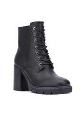 New York & Company Women's Gigi- Stacked Heel Ankle Boot - Black